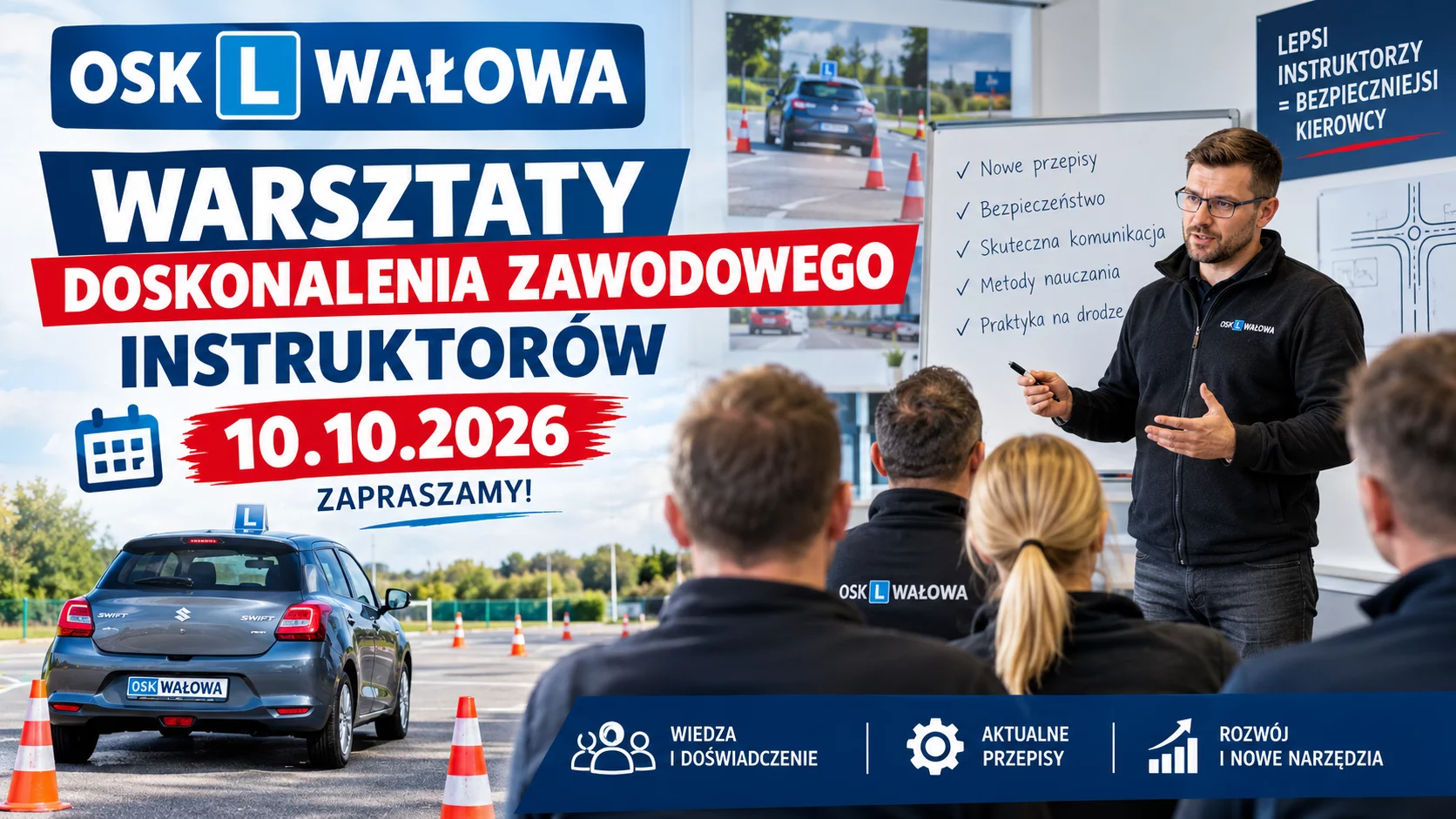 Warsztaty doskonalenia zawodowego dla instruktorów.